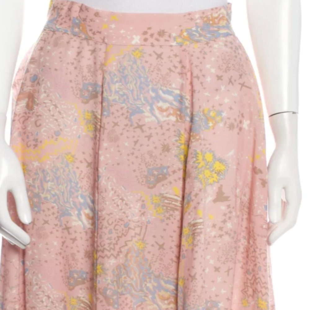 Zadig & Voltaire Printed Midi Length Skirt
